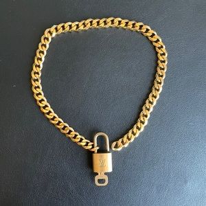 Authentic Louis Vuitton Lock Chain - 17 Inch Chain